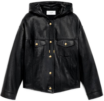 (W) Celine SS22 黑色小羊皮連帽外套 2EC01303P-38NO Buy (W) Celine SS22 黑色小羊皮連帽外套 2EC01303P-38NO