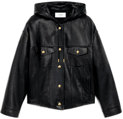 (W) Celine SS22 黑色小羊皮連帽外套 2EC01303P-38NO Order (W) Celine SS22 黑色小羊皮連帽外套 2EC01303P-38NO