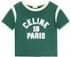 Buy (W) CELINE SS22拼色圆领短袖T恤 女士绿色 2X97A671Q-31BW