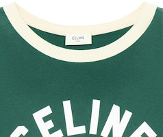 (W) CELINE SS22拼色圆领短袖T恤 女士绿色 2X97A671Q-31BW Purchase (W) CELINE SS22拼色圆领短袖T恤 女士绿色 2X97A671Q-31BW
