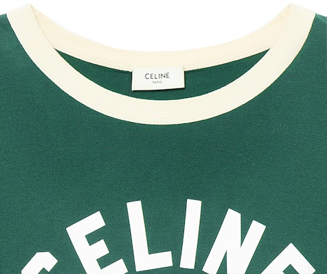 (Women) CELINE SS22 Color-Block Crew Neck Short Sleeve T-Shirt Women’s Green 2X97A671Q-31BW Purchase (Women) CELINE SS22 Color-Block Crew Neck Short Sleeve T-Shirt Women’s Green 2X97A671Q-31BW