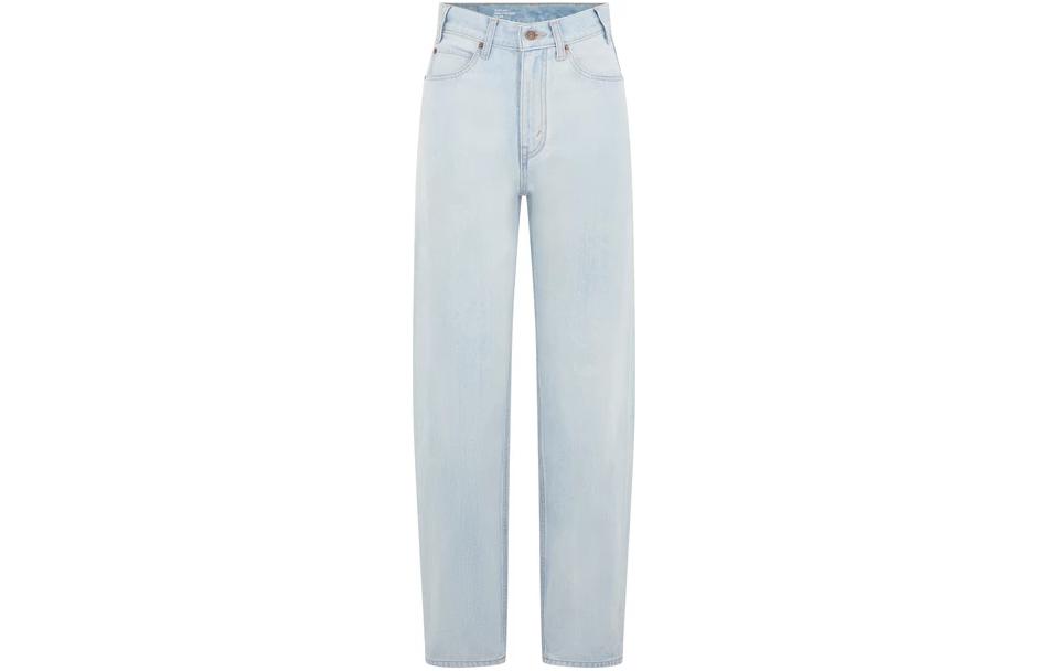 (Women) CELINE SS22 High-Waisted Straight-Leg Denim Jeans Women’s Blue 2N500276Q-08SF