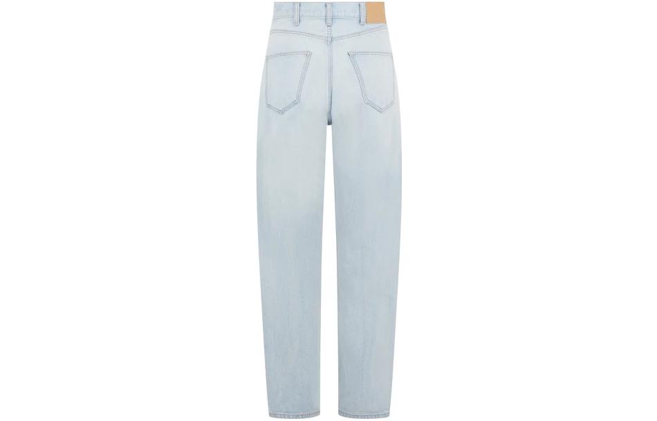 Lookbook (Women) CELINE SS22 High-Waisted Straight-Leg Denim Jeans Women’s Blue 2N500276Q-08SF