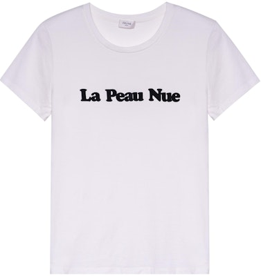 (W) CELINE SS22 Kaos Wanita Putih Print Huruf Crewneck Kasual. 2X886671Q-01EA Order (W) CELINE SS22 Kaos Wanita Putih Print Huruf Crewneck Kasual. 2X886671Q-01EA