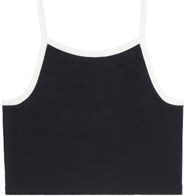 (W) 셀린느 SS22 레터 프린트 니트 스트랩 탱크탑 여성 블랙 2X99A671Q-38AW Lookbook (W) 셀린느 SS22 레터 프린트 니트 스트랩 탱크탑 여성 블랙 2X99A671Q-38AW