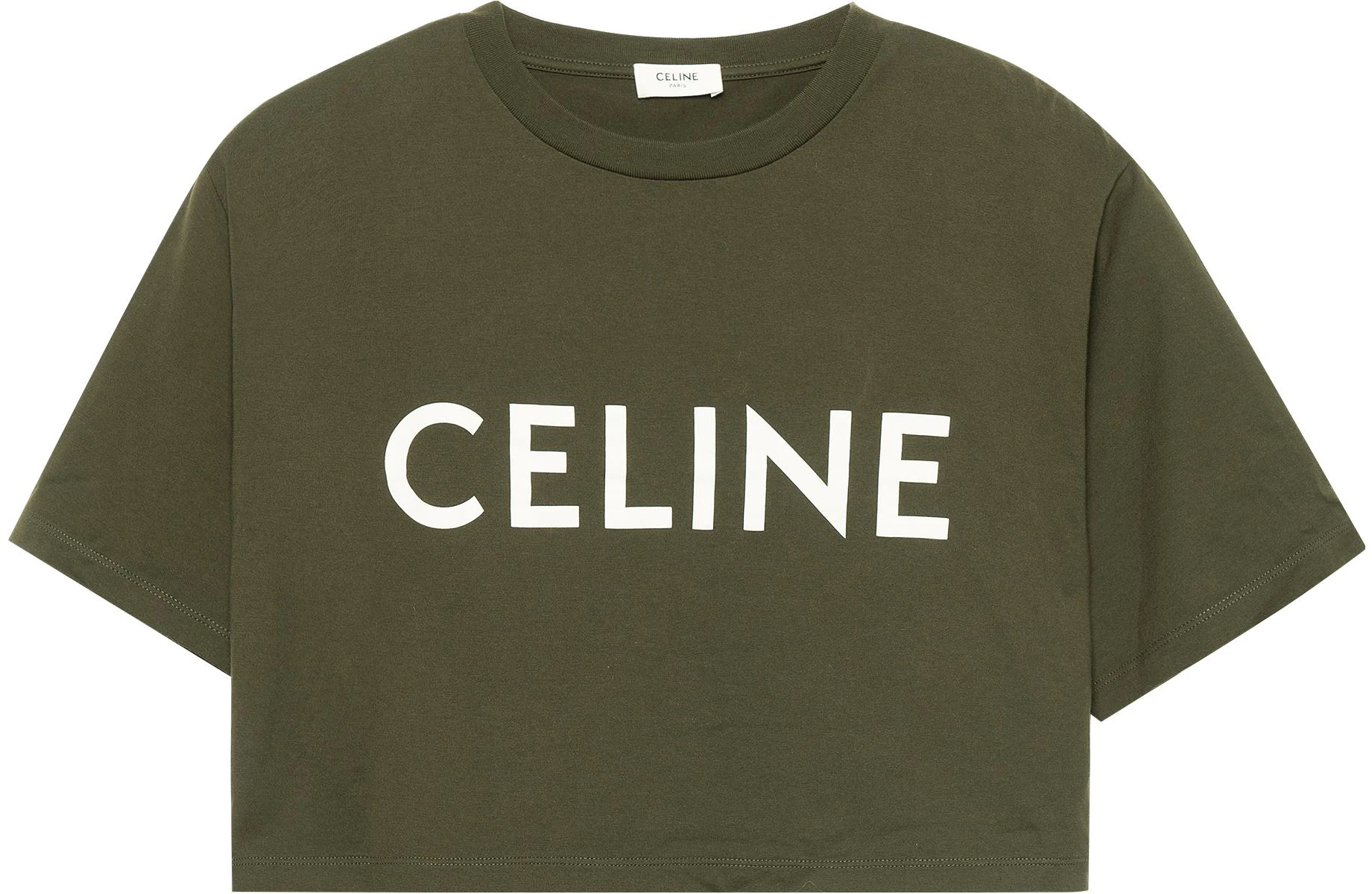 women-celine-ss-22-logo-print-cropped-t-shirt-for-women-in-dark-khaki-2-x761671-q-02-do