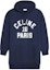 Order (Women) CELINE SS22 Solid Color Logo Hoodie Women’s - Dark Blue 2Y741670-07OW