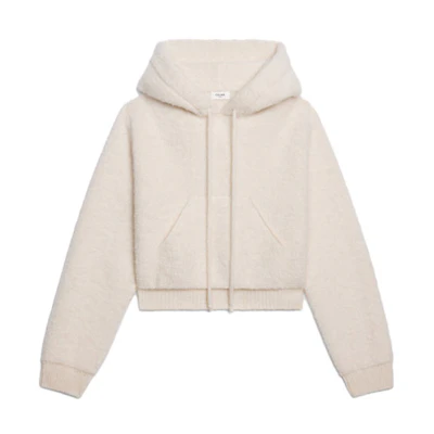 (Women) CELINE SS22 Solid Pullover Hoodie Women’s Off-White. 2A63S245P-01OW