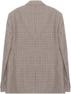 (Women) CELINE SS22 Tomboy Wool Check Blazer Jacket Brown 2V39I984N-19MN Lookbook (Women) CELINE SS22 Tomboy Wool Check Blazer Jacket Brown 2V39I984N-19MN