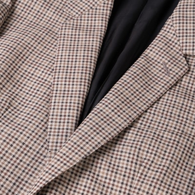 (Women) CELINE SS22 Tomboy Wool Check Blazer Jacket Brown 2V39I984N-19MN Sizing (Women) CELINE SS22 Tomboy Wool Check Blazer Jacket Brown 2V39I984N-19MN