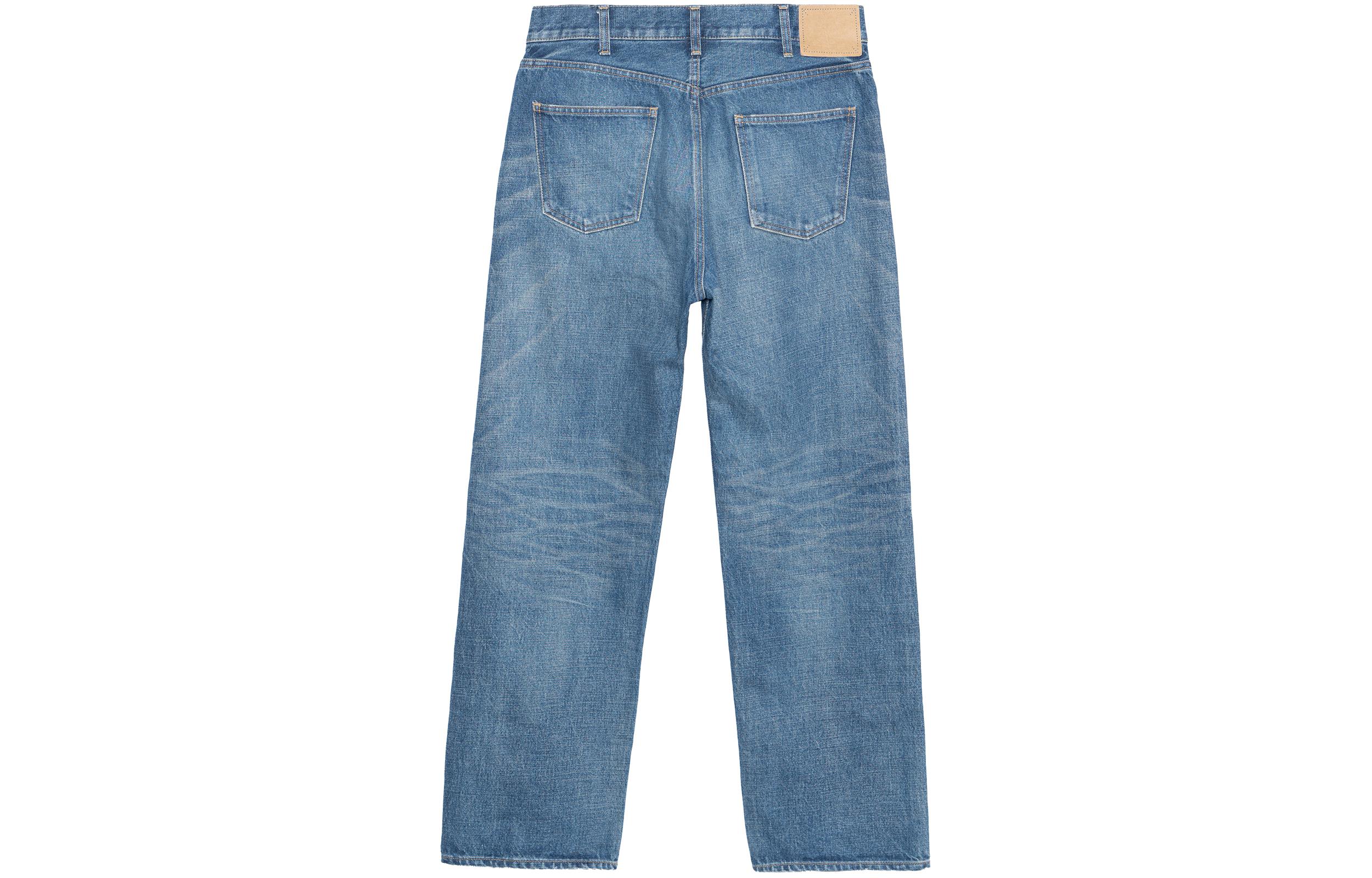 Lookbook (W) CELINE SS22 Seluar Denim Biru Poket Zip Sisi Jeans 2N726365M-07DU