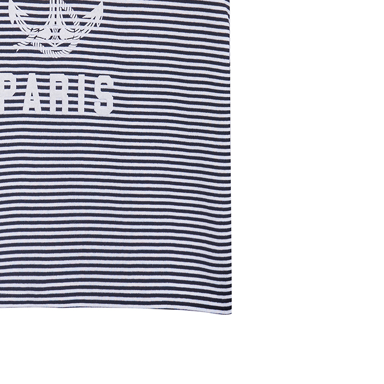 Details for (Women) CELINE SS23  Black Anchor Striped Logo Print T-Shirt. 2X80D364V-01OB