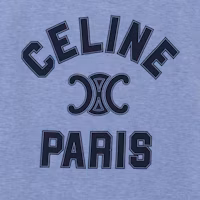 Purchase (W) CELINE SS23 藍色印花標誌背心上衣. 2X89D485F-07BQ