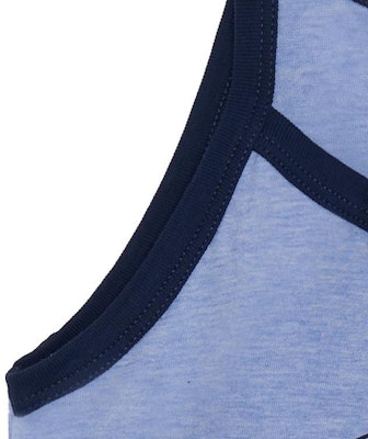 (W) セリーヌ SS23 ブルーロゴプリントタンクトップ 2X89D485F-07BQ 1