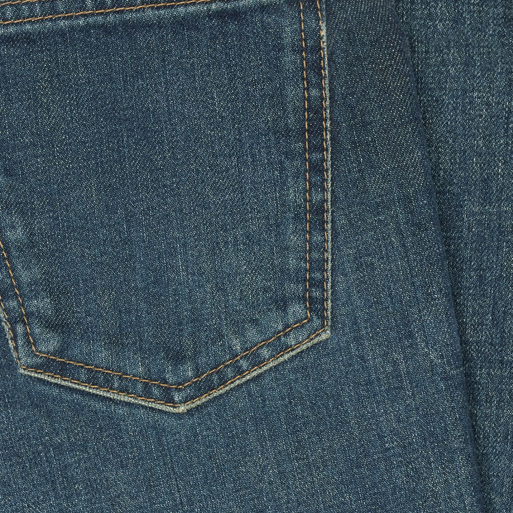 Cheap (Women) CELINE SS23  Blue Low-Waisted Slim Washed Studded Jeans 2N972255V-08DL