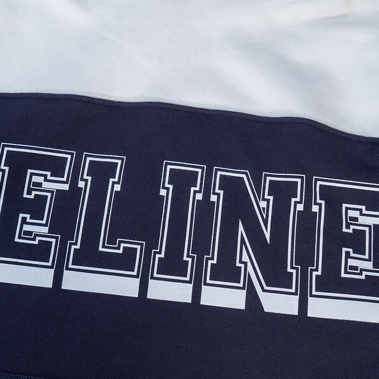 (Women) CELINE SS23  Blue Patchwork Letter Print Hoodie. 2Y52A670Q-07OW 圖 10