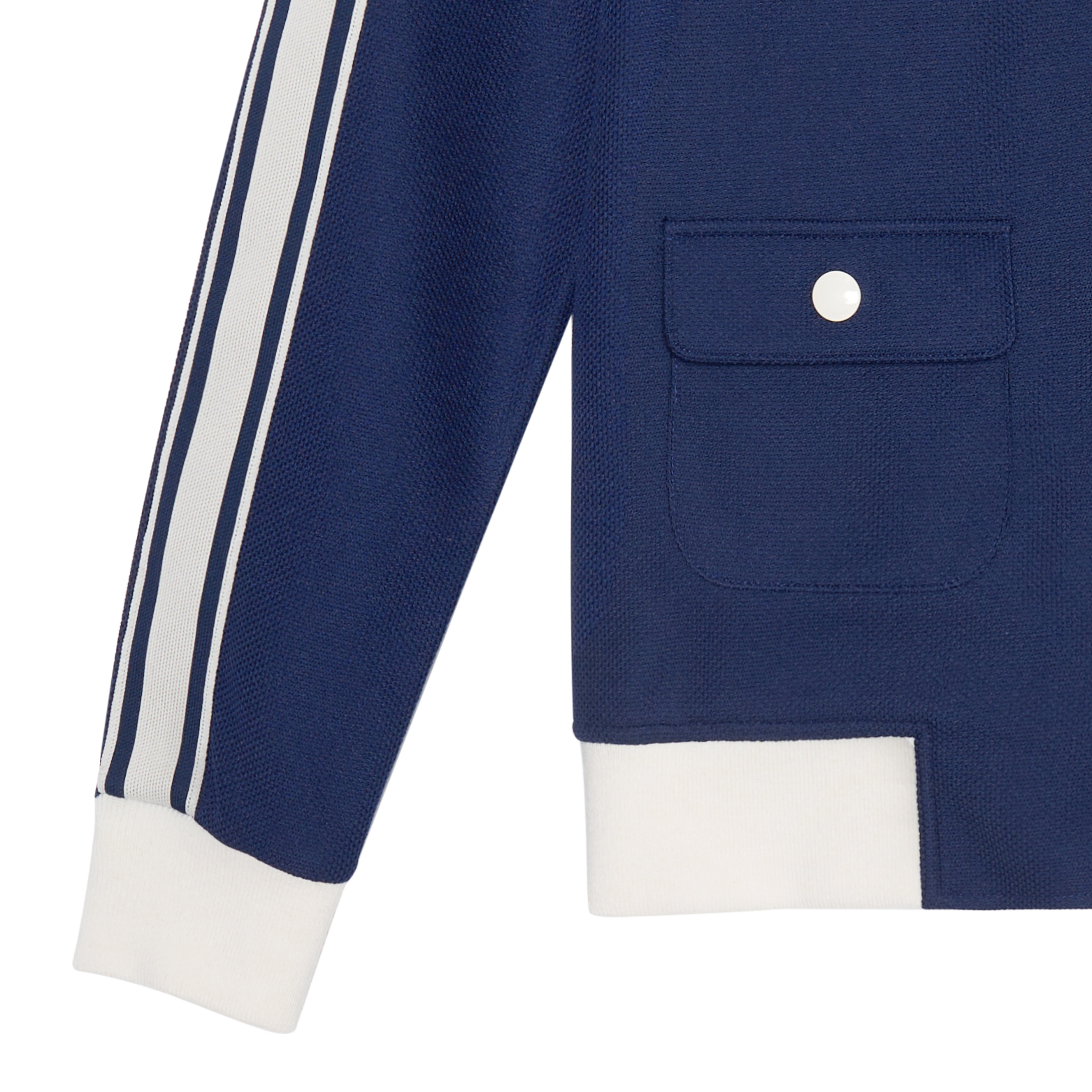 Details for (Women) CELINE SS23  Blue Striped Logo Embroidered Long Sleeve Jacket 2Y28C186V-07OW