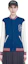 Purchase (Women) CELINE SS23 Blue Striped Logo Print Varsity Jacket 2W804896C-07CO