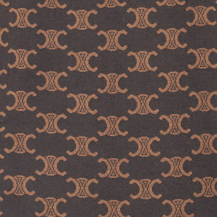 Purchase (W) CELINE SS23 棕色高腰修身休閒裙 全版印花logo. 2AG04916T-19BR