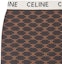 Details for (Women) CELINE SS23 Brown High-Waist Slim Fit Casual Skirt with Allover Logo. 2AG04916T-19BR
