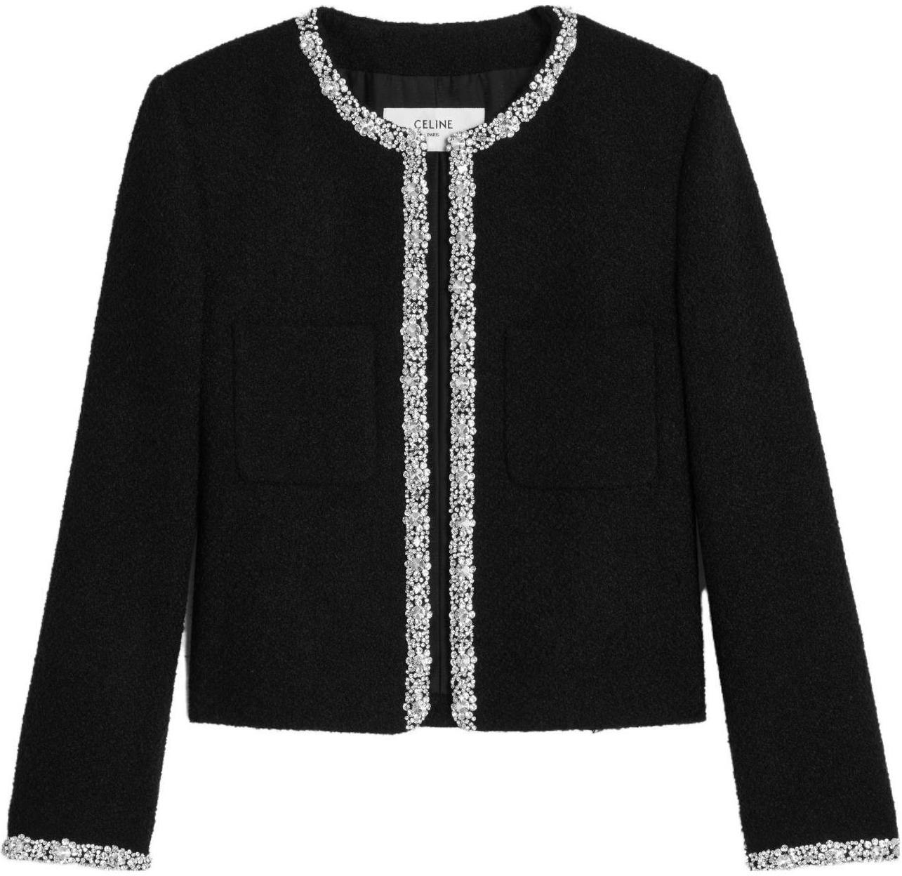 women-celine-ss-23-embroidered-ribbon-tweed-knit-cardigan-black-2-v82-o371-r-38-no