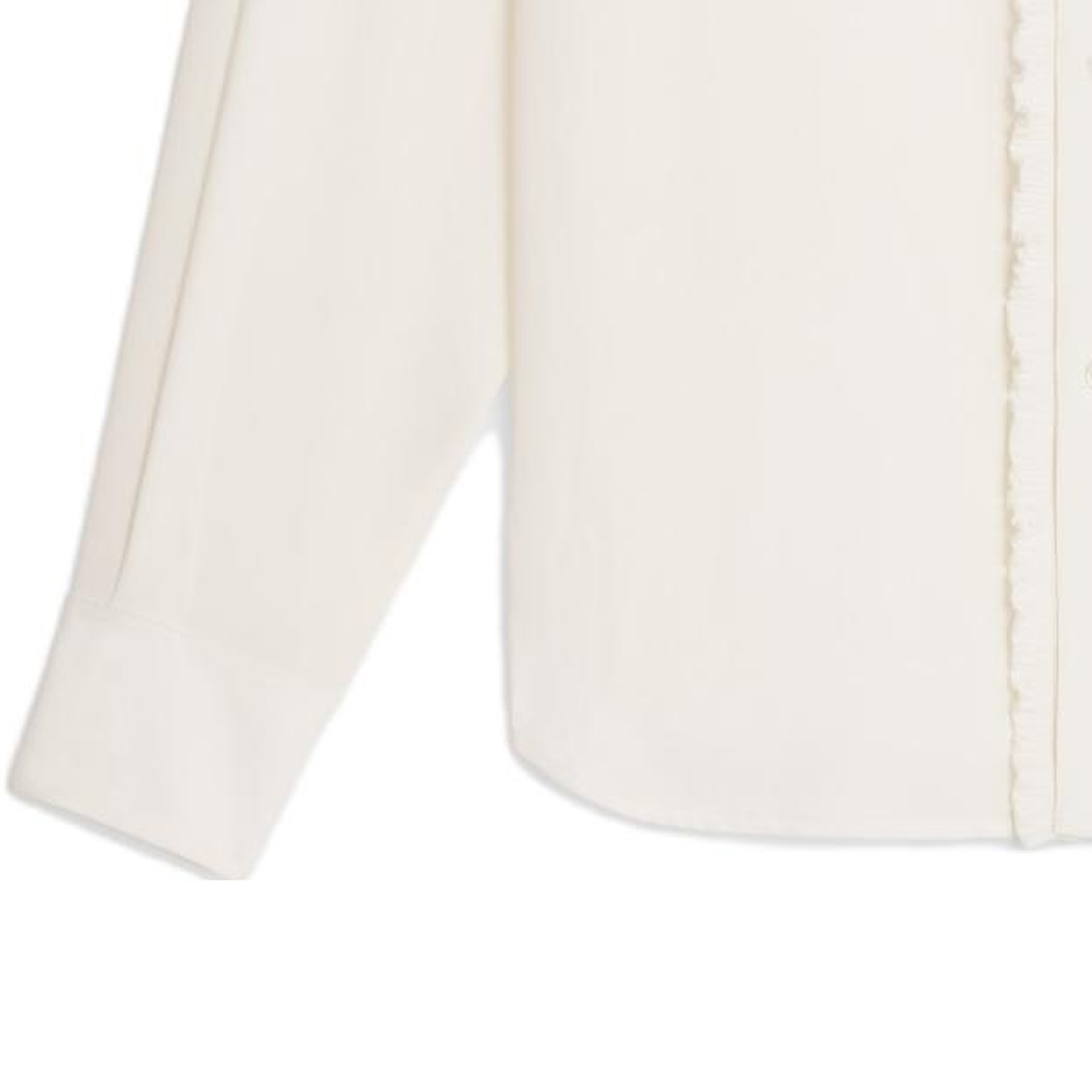 Details for (Women) CELINE SS23  Ivory White Pleated Long Sleeve Shirt. 2C02A008D-01AV