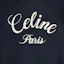 Purchase (Women) CELINE SS23 Letter Print Striped Hooded Jacket in Ocean Blue. 2V98P6700-07MR