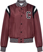 (Women) CELINE SS23 Letter Print Striped Short Bomber Jacket. 2W803497M-28BD (Women) CELINE SS23 Letter Print Striped Short Bomber Jacket. 2W803497M-28BD