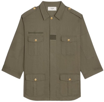 (W) CELINE 2023春夏軍綠多口袋休閒外套。 2W945106K-02KK Buy (W) CELINE 2023春夏軍綠多口袋休閒外套。 2W945106K-02KK