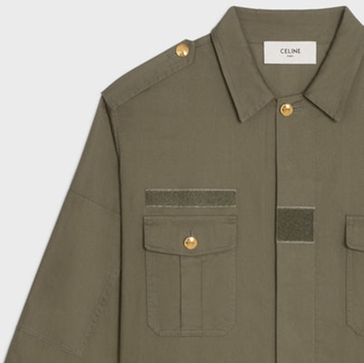 (W) CELINE 2023春夏軍綠多口袋休閒外套。 2W945106K-02KK Purchase (W) CELINE 2023春夏軍綠多口袋休閒外套。 2W945106K-02KK