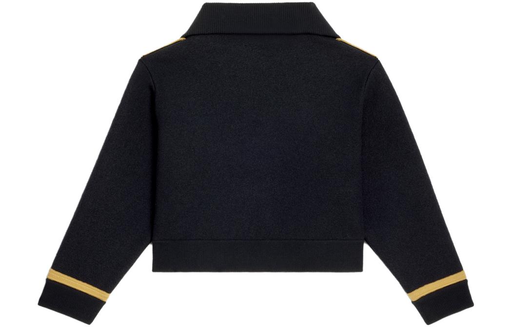 Lookbook (W) セリーヌ SS23 ネイビーブルー カラーブロック ポケット プルオーバー ニットセーター。 2ADK8828V-07NY