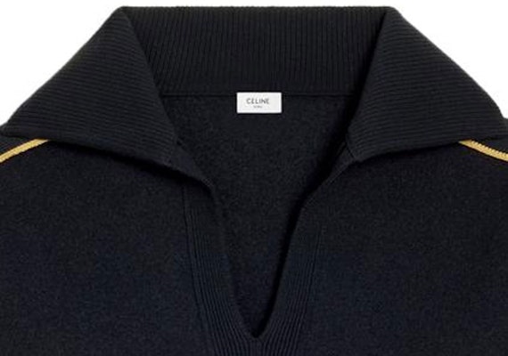 (W) セリーヌ SS23 ネイビーブルー カラーブロック ポケット プルオーバー ニットセーター。 2ADK8828V-07NY Purchase (W) セリーヌ SS23 ネイビーブルー カラーブロック ポケット プルオーバー ニットセーター。 2ADK8828V-07NY