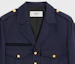 Shop (W) 셀린느 SS23 네이비 블루 싱글브레스티드 포켓 플랩 재킷 2W901092D-07MR