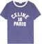 Buy (Women) CELINE SS23 Purple T-Shirt with Letter Logo Print. 2X13B671Q-07PX