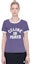 Details for (Women) CELINE SS23 Purple T-Shirt with Letter Logo Print. 2X13B671Q-07PX