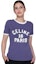 Sizing (Women) CELINE SS23 Purple T-Shirt with Letter Logo Print. 2X13B671Q-07PX