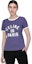 Cheap (Women) CELINE SS23 Purple T-Shirt with Letter Logo Print. 2X13B671Q-07PX