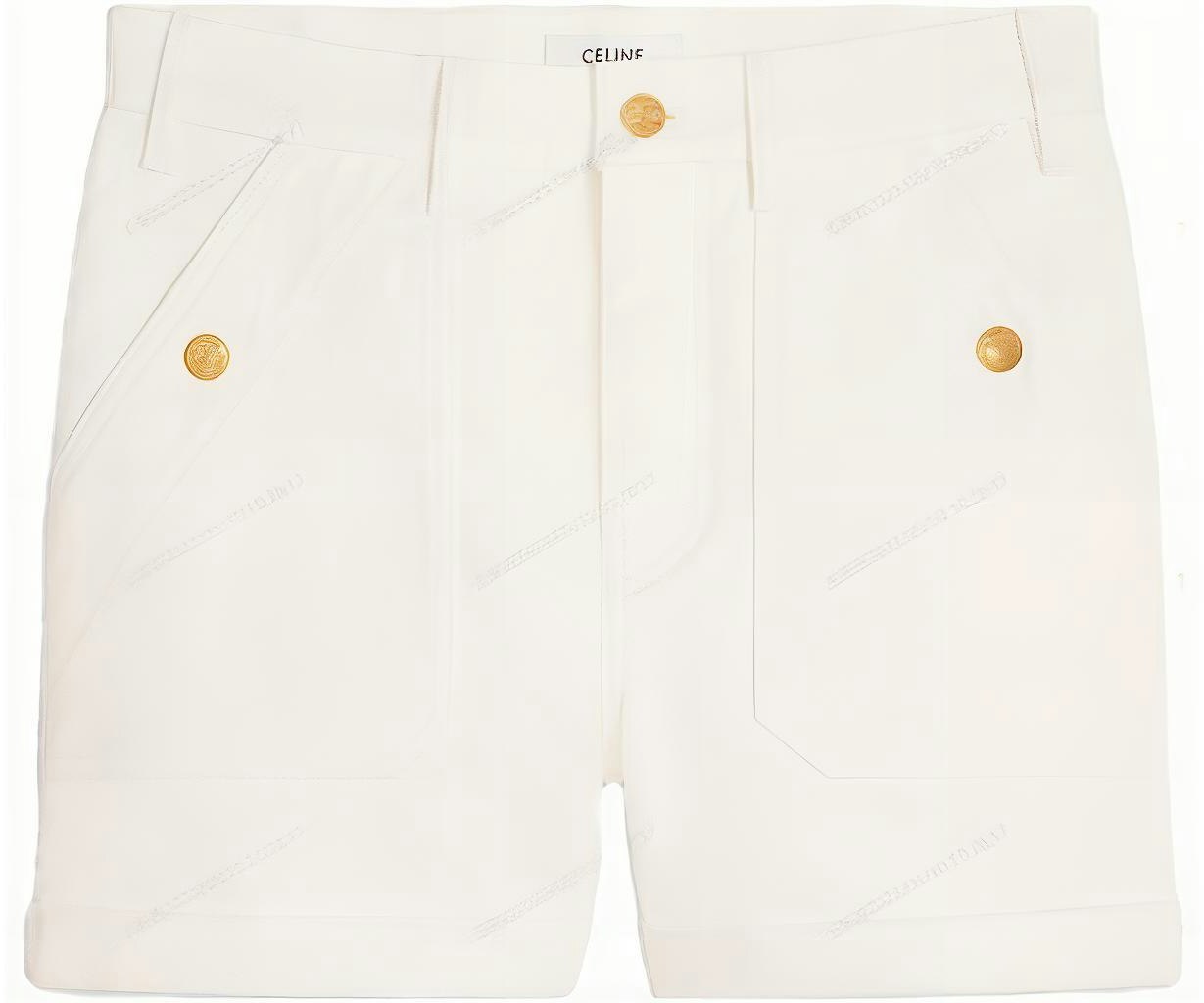 women-celine-ss-23-solid-button-straight-casual-shorts-off-white-2-n921617-r-01-oq