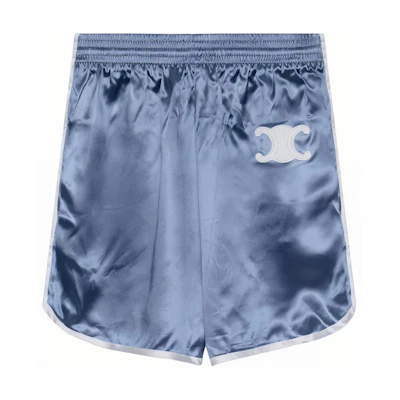 (Women) CELINE SS23 Solid Logo Regular Shorts Blue 2P859199Q-05BD