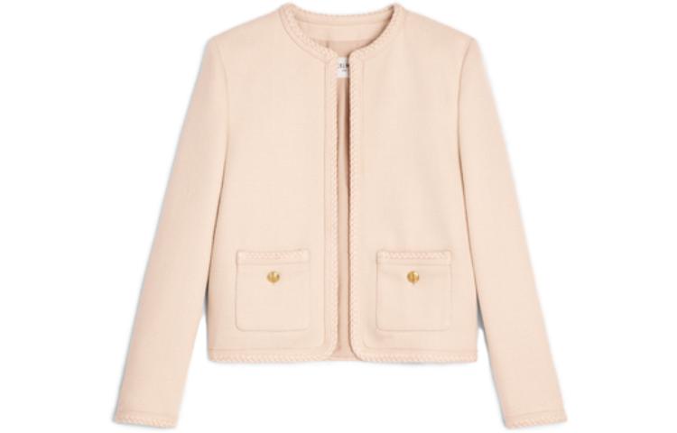 Order (W) 셀린느 SS23 솔리드 지퍼업 긴팔 재킷 오프화이트. 2V19N052R-01VA