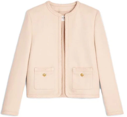 (W) 셀린느 SS23 솔리드 지퍼업 긴팔 재킷 오프화이트. 2V19N052R-01VA Order (W) 셀린느 SS23 솔리드 지퍼업 긴팔 재킷 오프화이트. 2V19N052R-01VA