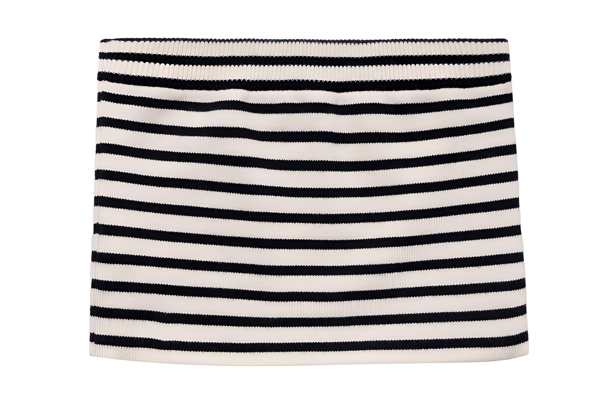 (Women) CELINE SS23  Striped Knit Tube Top Black. 2AI46212L-01CB