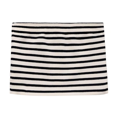 (Women) CELINE SS23 Striped Knit Tube Top Black. 2AI46212L-01CB