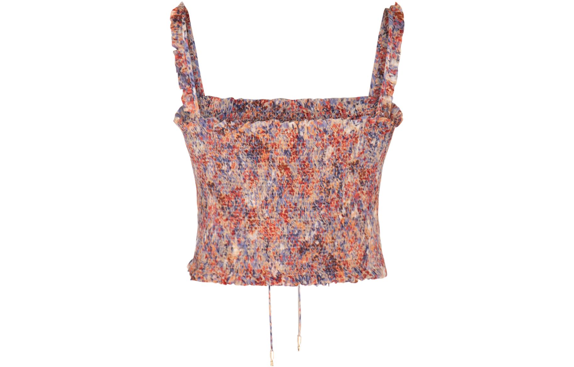 Lookbook (W) CELINE SS23 Dress Motif Logo Vanilla Square Neck Lengan Pendek 2B614225R-01DF