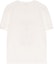 Lookbook (W) CELINE SS23 Kaos Lengan Pendek Putih dengan Cetak Huruf. 2X80D671Q-01MA