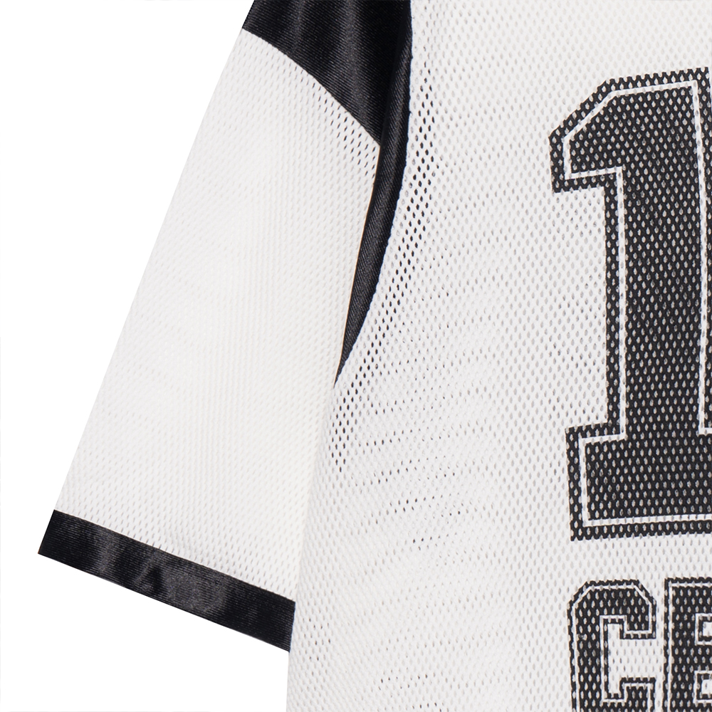 Sizing (W) Camiseta Corta CELINE SS23 Tejido Blanco con Monograma. 2X94D785T-01OB