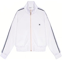 (Women) CELINE SS23 White Side Stripe Zip Jacket. 2Y48A225S-01MA (Women) CELINE SS23 White Side Stripe Zip Jacket. 2Y48A225S-01MA
