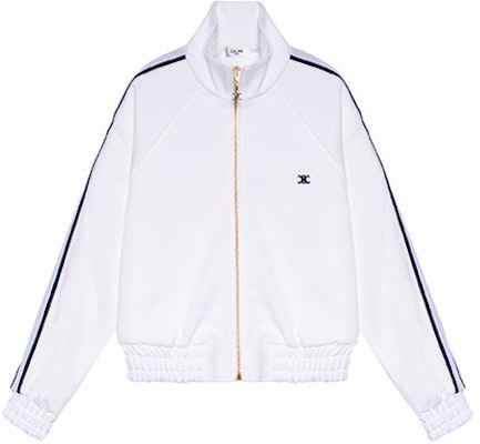 (W) CELINE SS23 白色側條紋拉鍊外套. 2Y48A225S-01MA Order (W) CELINE SS23 白色側條紋拉鍊外套. 2Y48A225S-01MA