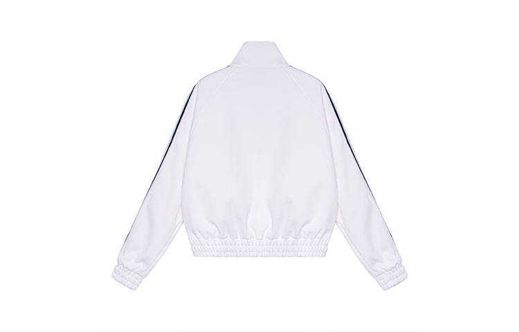 Lookbook (W) CELINE SS23 白色側條紋拉鍊外套. 2Y48A225S-01MA