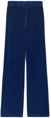 (W) CELINE SS23 Arc Logo Seluar Knit Berjalur Drawstring Navy. 2N937902T-08OY Lookbook (W) CELINE SS23 Arc Logo Seluar Knit Berjalur Drawstring Navy. 2N937902T-08OY